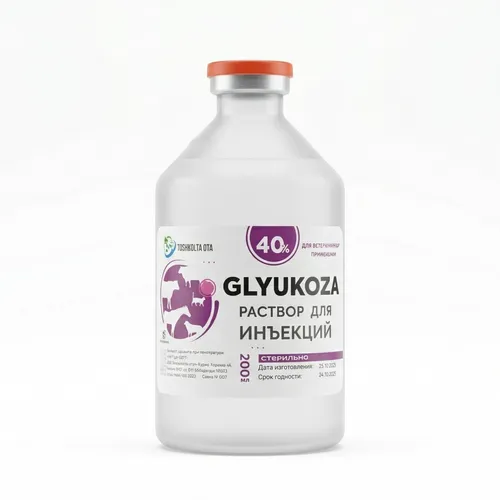 Glyukoza 5%, 10%, 40%